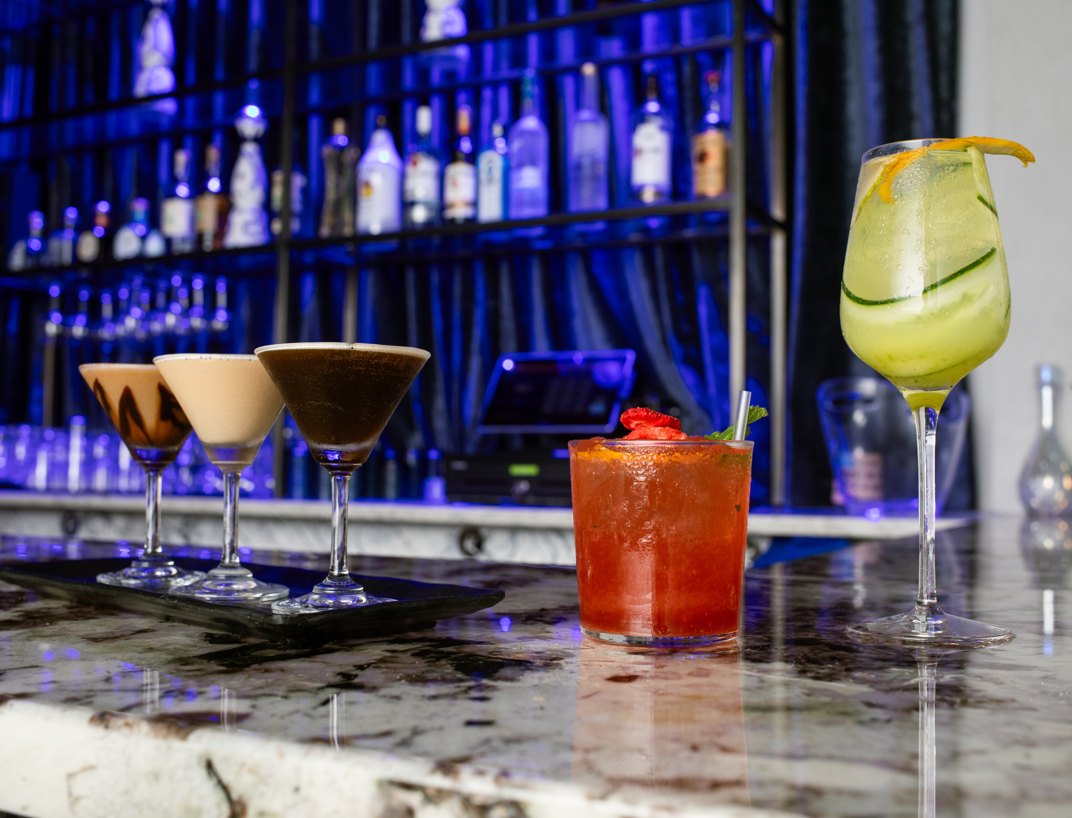 Cocktails served at the Arena