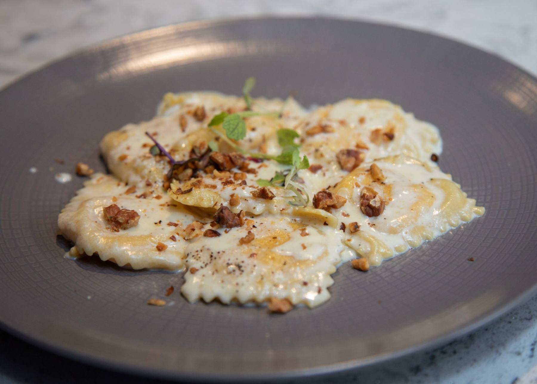 Butternut squash ravioli
